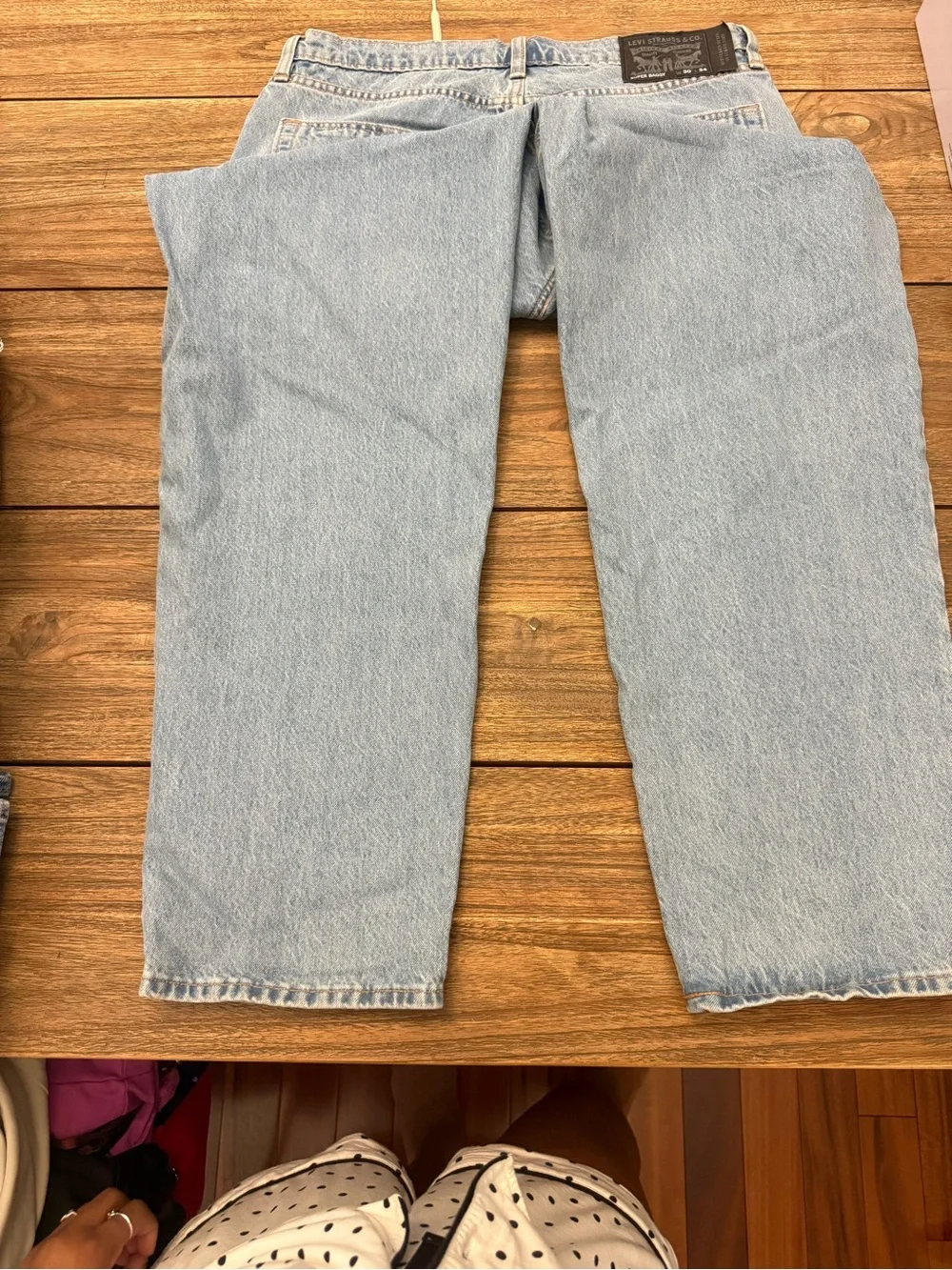 Levi's Light Blue Relaxed Super Baggy Jeans